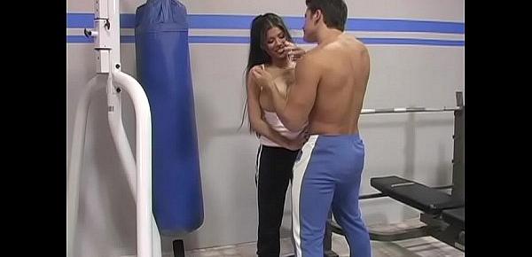  Alexis Amore in Fitness Room - Fucked by stranger